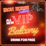 8.8 - VIP Balcony - Friday, August 8, 2025